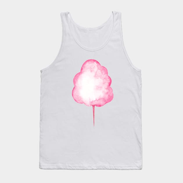 Cotton candy Tank Top by shoko